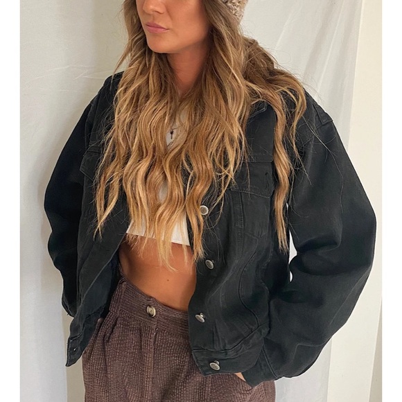 Black Vintage Denim Jacket - Picture 2 of 11